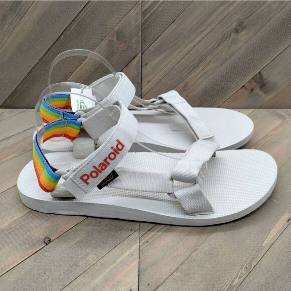 Teva Original Universal Pride x Polaroid Sandals Mens Size  12 Ice Grey Outdoor‎ main image 4
